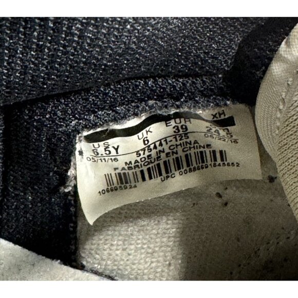 Nike Air Jordan 1 Retro High OG BG Black Toe 2016 Size 6.5Y Womens 8 575441 125 - Picture 10 of 11